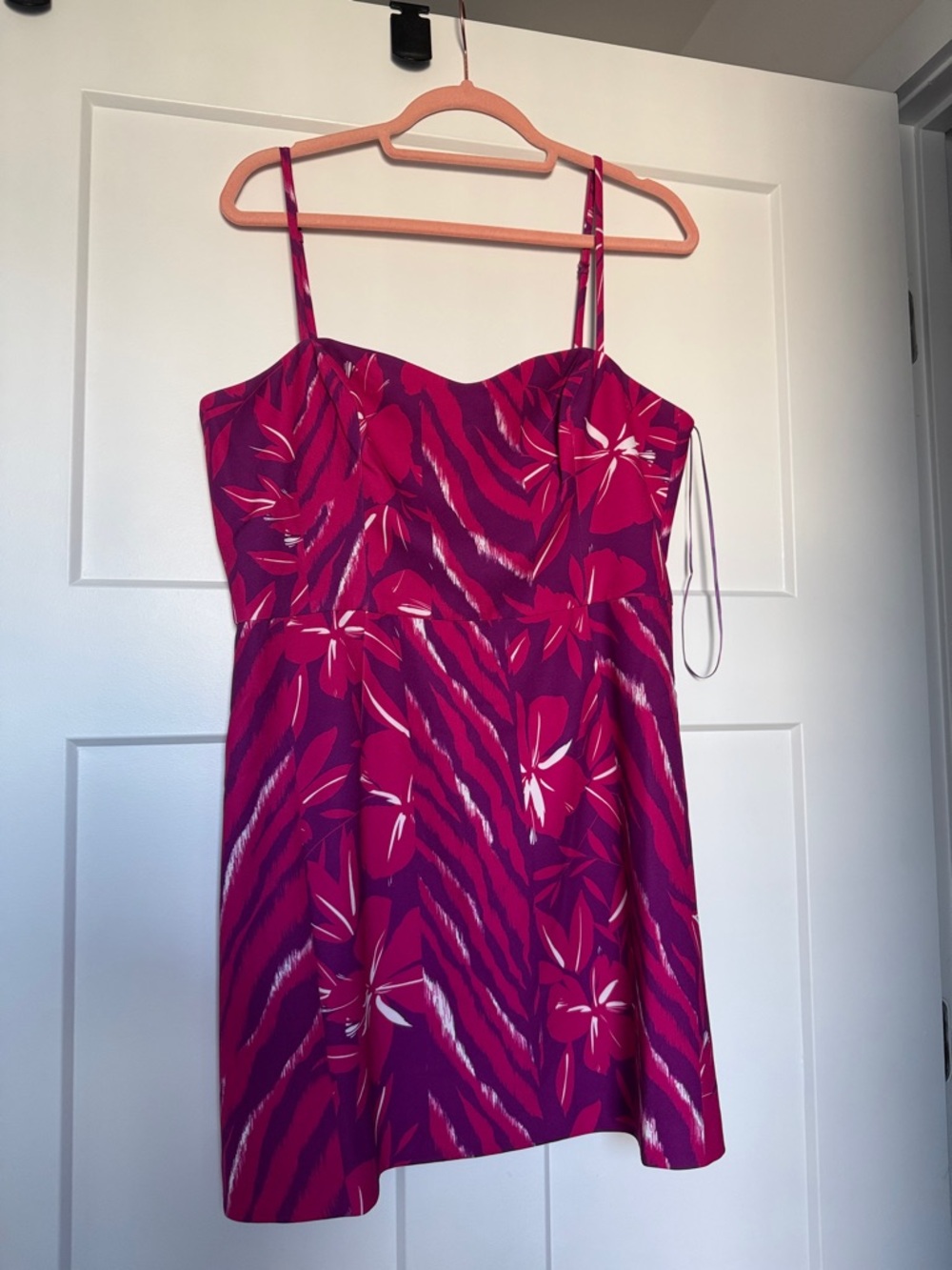 French Connection Purple & Pink Floral Camisole Dress